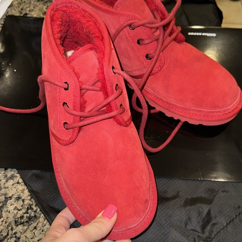 Red Ugg Boots, Size 8, New Condition - image 2